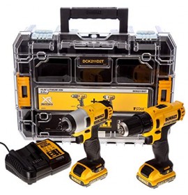 DEWALT DCK211D2T 10.8V LI-ION ΣΕΤ ΔΡΑΠΑΝΟΚΑΤΣΑΒΙΔΟ ΚΑΙ ΠΑΛΜΙΚΟ ΚΑΤΣΑΒΙΔΙ + 2 ΜΠΑΤΑΡΙΕΣ 10,8V 2.0Ah Li-I -