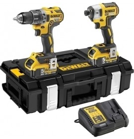 DEWALT DCK266P2 KΡΟΥΣΤΙΚΟ ΔΡΑΠ/ΔΟ 18V ΛΙΘΙOΥ DCD796+ΠΑΛΜΙΚΟ KΑΤΣΑΒΙΔΙ 18V ΛΙΘΙΟΥ DCF887 ΜΕ 2 ΜΠΑΤΑΡΙΕΣ 18V 5AH 