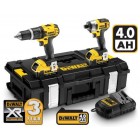 DEWALT DCK285M2-QW 18V ΣΕΤ 2 ΜΠΑΤΑΡΙΕΣ X4Ah ΚΡΟΥΣΤΙΚΟ ΔΡΑΠΑΝΟΚΑΤΣΑΒΙΔΟ & ΠΑΛΜΙΚΟ ΚΑΣΤΑΒΙΔΙ