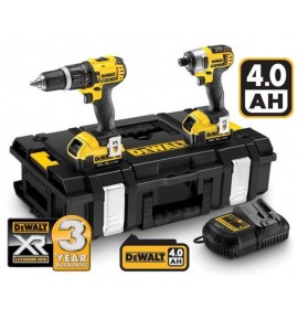 DEWALT DCK285M2-QW 18V ΣΕΤ 2 ΜΠΑΤΑΡΙΕΣ X4Ah ΚΡΟΥΣΤΙΚΟ ΔΡΑΠΑΝΟΚΑΤΣΑΒΙΔΟ & ΠΑΛΜΙΚΟ ΚΑΣΤΑΒΙΔΙ