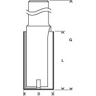 BOSCH ΚΟΠΤΙΚΟ ΦΡΕΖΑ ΡΟΥΤΕΡ ΑΥΛΑΚΩΣΕΩΝ ΣΤΕΛΕΧΟΣ 6ΜΜ D8MM