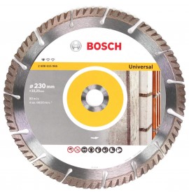 BOSCH ΔΙAMΑΝΤΟΔΙΣΚΟΣ ΔΟΜΙΚΩΝ ΥΛΙΚΩΝ 230ΜΜ UNIVERSAL