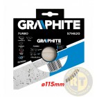 GRAPHITE ΔΙΑΜΑΝΤΟΔΙΚΟΣ TURBO 115MM ΔΟΜΙΚΩΝ ΥΛΙΚΩΝ