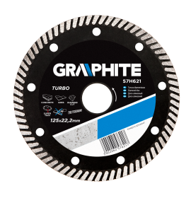 GRAPHITE ΔΙΑΜΑΝΤΟΔΙΚΟΣ TURBO 125MM ΔΟΜΙΚΩΝ ΥΛΙΚΩΝ