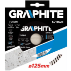 GRAPHITE ΔΙΑΜΑΝΤΟΔΙΚΟΣ TURBO 125MM ΔΟΜΙΚΩΝ ΥΛΙΚΩΝ