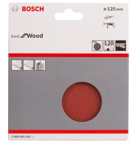 BOSCH ΓΙΑΛΟΧΑΡΤΟ ΓΙΑ ΤΡΟΧΟ/ΔΡΑΠΑΝΟ Φ125ΜΜ Ν.120 10ΤΕΜ