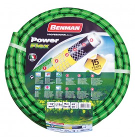 BENMAN POWERFLEX ΛΑΣΤΙΧΟ ΠΟΤΙΣΜΑΤΟΣ 6 ΣΤΡΩΣΕΩΝ 1/2" 25ΜΕΤΡΑ