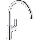 GROHE BauEdge 31367000 ΜΠΑΤΑΡΙΑ ΚΟΥΖΙΝΑΣ ΧΡΩΜE ΨΗΛΗ