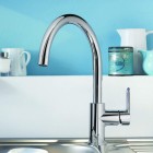 GROHE BauEdge 31367000 ΜΠΑΤΑΡΙΑ ΚΟΥΖΙΝΑΣ ΧΡΩΜE ΨΗΛΗ