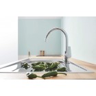 GROHE BauEdge   ΜΠΑΤΑΡΙΑ ΚΟΥΖΙΝΑΣ ΧΡΩΜE ΨΗΛΗ 31367001