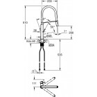 GROHE CONCETTO ΜΠΑΤΑΡΙΑ ΚΟΥΖΙΝΑΣ ΨΗΛΗ ΣΠΙΡΑΛ 31491000