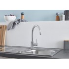 GROHE BAUCLASSIC ΜΠΑΤΑΡΙΑ ΚΟΥΖΙΝΑΣ ΨΗΛΗ