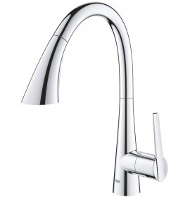 GROHE ZEDRA ΜΠΑΤΑΡΙΑ ΚΟΥΖΙΝΑΣ ΧΡΩΜΕ ΜΕ ΑΠΟΣΠΩΜΕΝΟ ΝΤΟΥΖ