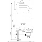 IDEAL STANDARD CERALINE  BC194AA ΜΠΑΤΑΡΙΑ ΝΙΠΤΗΡΑ ΨΗΛΗ ME AYT.ΒΑΛΒΙΔΑ