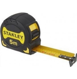 STANLEY ΜΕΤΡΟ GRIP ΠΛΑΣΤΙΚΟ ΜΑΥΡΟ ΛΑΜΑ 28ΜΜ 5ΜΕΤΡΑ