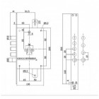 SECUREMME 2600 ΚΛΕΙΔΑΡΙΑ ΘΩΡΑΚΙΣΜΕΝΗΣ ΜΕ ΚΙΤ ΚΛΕΙΔΙΩΝ  63ΜΜ ΔΕΞΙΑ