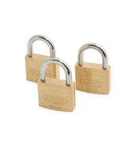 ABUS 62/40 3 ΛΟΥΚΕΤΑ ΟΡΕΙΧΑΛΚΙΝΑ ΜΕ ΙΔΙΟ ΚΛΕΙΔΙ 40ΜΜ