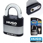 HUGO LOCKS 70MM ΛΟΥΚΕΤΟ ΑΤΣΑΛΙΝΟ ΜΕ ΚΥΛΙΝΔΡΟ ΑΣΦΑΛΕΙΑΣ 70mm HUGO GTS PRO 70