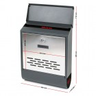 ΓΡΑΜΜΑΤΟΚΙΒΩΤΙΟ ΙΝΟΧ ANTHRACITE ΑΝΟΞΕΙΔΩΤΟ ΕΞΩΤΕΡΙΚΟΥ ΧΩΡΟΥ 