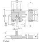 CISA 57167 ΚΛΕΙΔΑΡΙΑ ΚΟΤΙΑΣΤΗ ΜΕ ΕΞΤΡΑ ΚΛΕΙΔΩΜΑΤΑ ΔΕΞΙΑΣ - ΑΡΙΣΤΕΡΗΣ ΠΟΡΤΑΣ