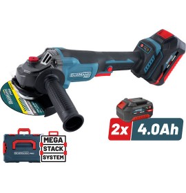 BORMANN PRO ΓΩΝΙΑΚΟΣ ΤΡΟΧΟΣ BRUSHLESS ΡΥΘΜΙΖΟΜΕΝΟΣ 20V (2X4.0AH) BBP3651X44CA 084907