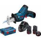 BOSCH GSA 12V-14 PROFESSIONAL ΣΠΑΘΟΣΕΓΑ 12V 2x3.0Ah ME 2 ΛΑΜΕΣ