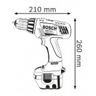 BOSCH GSR 12-2 ΔΡΑΠΑΝΟΚΑΤΣΑΒΙΔΟ 12V ME 3 ΜΠΑΤΑΡΙΕΣ