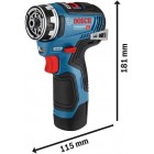 BOSCH GSR 12V-35 FC ΔΡΑΠΑΝΟΚΑΤΣΑΒΙΔΟ ΜΠΑΤΑΡΙΑΣ FULL SET 06019H3000