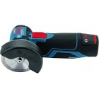 BOSCH GWS 12V-76 ΜΕ 3 ΜΠΑΤΑΡΙΕΣ Χ 2.0ΑΗ + 5 ΔΙΣΚΟΙ ΑΞΙΑΣ 30EURO