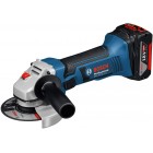 BOSCH GWS 18-125 V-LI ΓΩΝΙΑΚΟΣ ΤΡΟΧΟΣ 18V (2X4,0 AH) + L-BOXX PROFESSIONAL