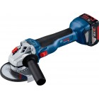 BOSCH GWS 18V-10  ΓΩΝΙΑΚΟΣ ΤΡΟΧΟΣ ΜΠΑΤΑΡΙΑΣ 18V ΣΕ ΚΑΣΕΤΙΝΑ SOLO 