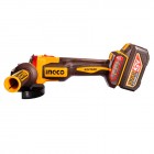  Ingco CAGLI4128112E Γωνιακός Τροχός Μπαταρίας 42V 115mm 2x2.5Ah