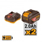  Ingco CIDLI429982E LI-ION Κρουστικό Δραπανοκατσάβιδο Μπαταρίας 42V 2x2Ah