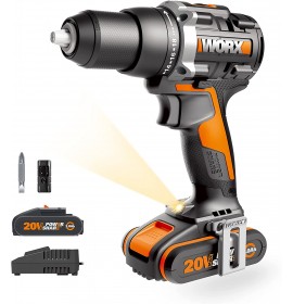 WORX WX102 ΔΡΑΠΑΝΟΚΑΤΣΑΒΙΔΟ BLUSHLESS ΜΠΑΤΑΡΙΑΣ 20V / 2x2.0A 60NM ΡΟΠΗ