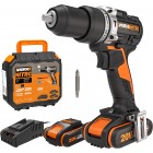 WORX WX352 ΚΡΟΥΣΤΙΚΟ ΔΡΑΠΑΝΟΚΑΤΣΑΒΙΔΟ ΜΠΑΤΑΡΙΑΣ BRUSHLESS 20V / 2X 2.0AH