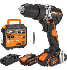 WORX WX352 ΚΡΟΥΣΤΙΚΟ ΔΡΑΠΑΝΟΚΑΤΣΑΒΙΔΟ ΜΠΑΤΑΡΙΑΣ BRUSHLESS 20V / 2X 2.0AH