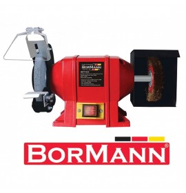 BORMANN ΔΙΔΥΜΟΣ ΤΡΟΧΟΣ 150mm, 250Watt ΜΕ ΒΟΥΡΤΣΑ  BDT1525