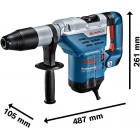 BOSCH GBH 5-40DCE ΠΕΡΙΣΤΡΟΦΙΚΟ ΠΙΣΤΟΛΕΤΟ SDS-Max 1150W 0611264000