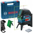 BOSCH GCL 2-15G ΛΕΙΖΕΡ ΓΡΑΜΜΩΝ ΜΕ RM1 + 2 ΒΑΣΕΙΣ  ΣΤΗΡΙΞΗΣ + ΒΑΛΙΤΣΑ ΠΛΑΣΤΙΚΗ