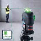 BOSCH GLL 3-80CG ΓΡΑΜΜΙΚΟ ΛΕΙΖΕΡ ΜΕ ΠΙΝΑΚΑ ΣΤΟΧΟΥ KAI ΣΤΗΡΙΓΜΑ ΤΟΙΧΟΥ ΒΜ1 ΠΡΑΣΙΝΗΣ ΔΕΣΜΗΣ ΣΕ L-BOXX