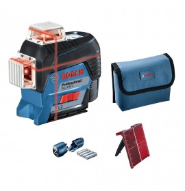 BOSCH GLL 3-80C ΓΡΑΜΜΙΚΟ ΛΕΙΖΕΡ ΜΕ ΠΙΝΑΚΑ ΣΤΟΧΟΥ+L-Boxx 12V 1X2AH